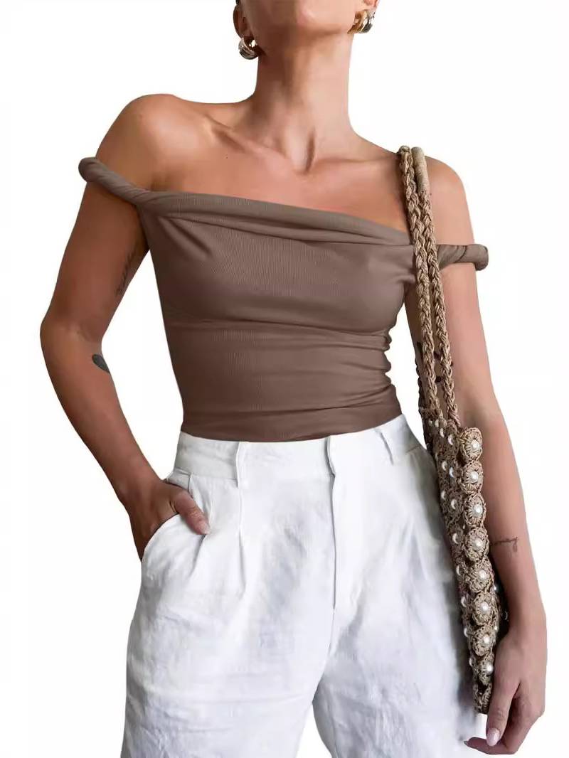 Twisted Off-shoulder T-shirt - Image 5