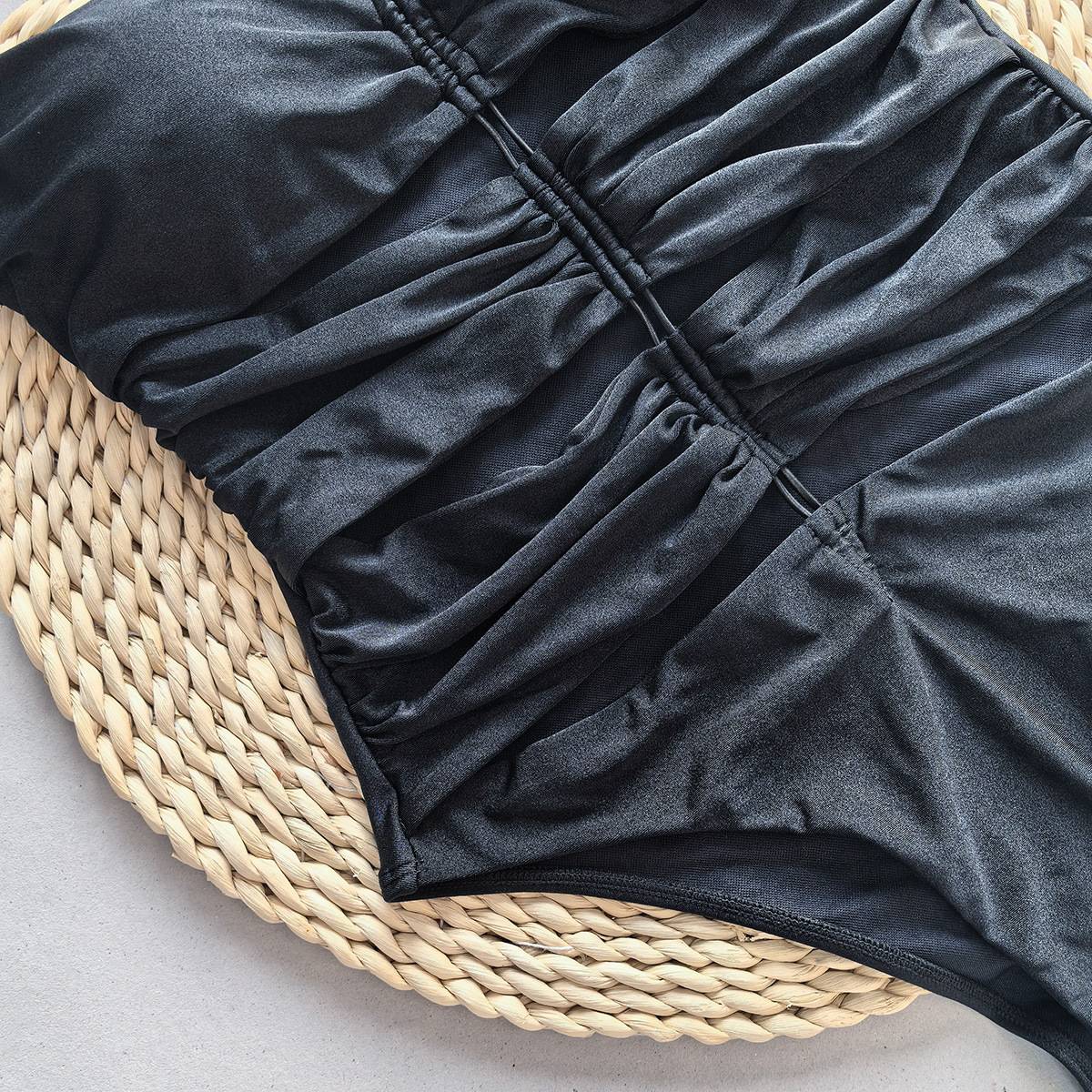 Halter Hollow One-Piece Swimsuit - Image 7